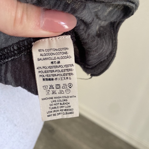 Free People FREE WITH ANY PURCHASE camo tee shirt sleeve camouflage top medium - Picture 7 of 14